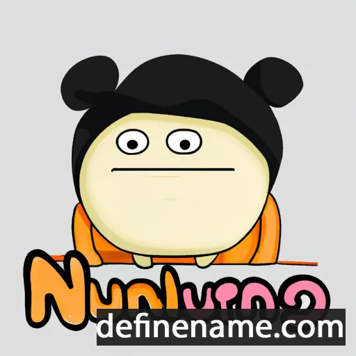 cartoon of the name Nudaeng