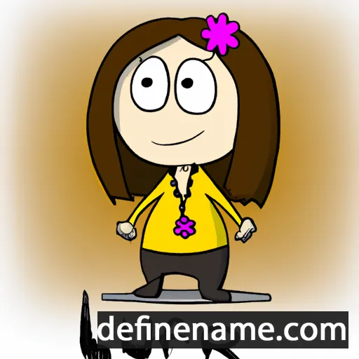 cartoon of the name Nufar