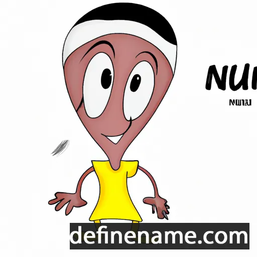 cartoon of the name Nuhu