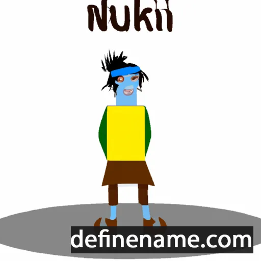 cartoon of the name Nujalik