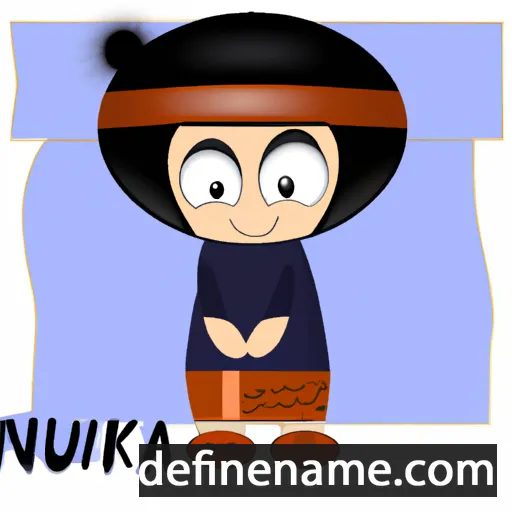 cartoon of the name Nukâka