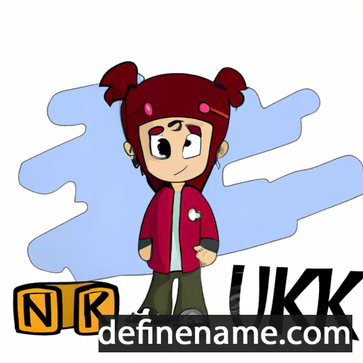 cartoon of the name Nuka