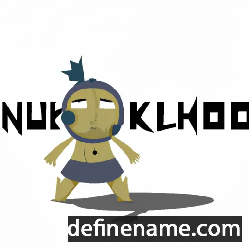 cartoon of the name Nukalloq