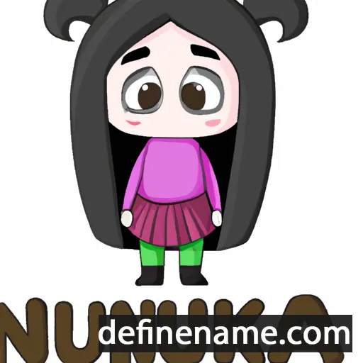 cartoon of the name Nuliajuk