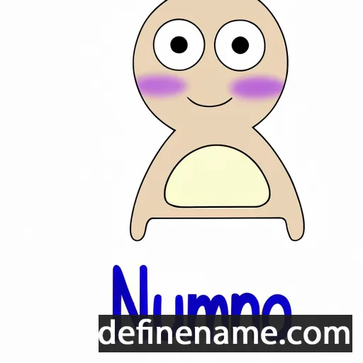 cartoon of the name Numako