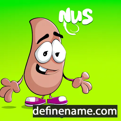 cartoon of the name Numees