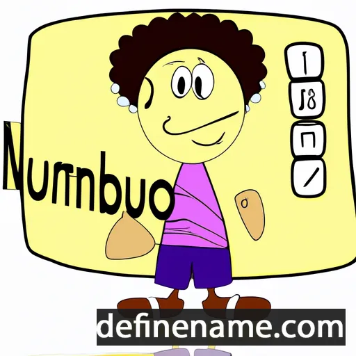 cartoon of the name Numenio