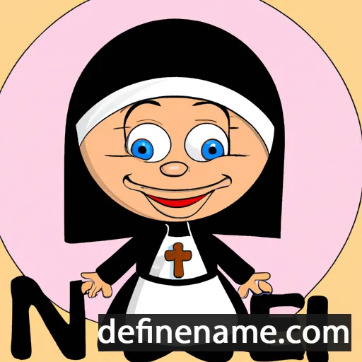 Nun cartoon