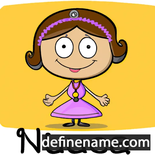 cartoon of the name Nuncia