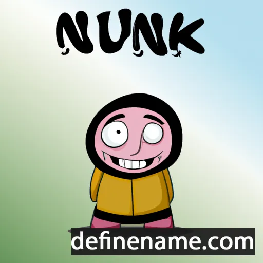 cartoon of the name Nunik