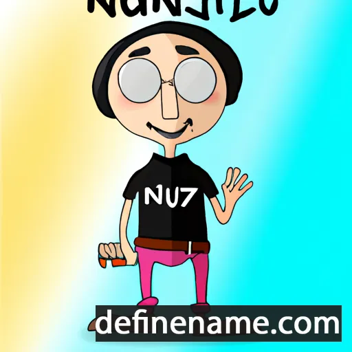 cartoon of the name Nunziato