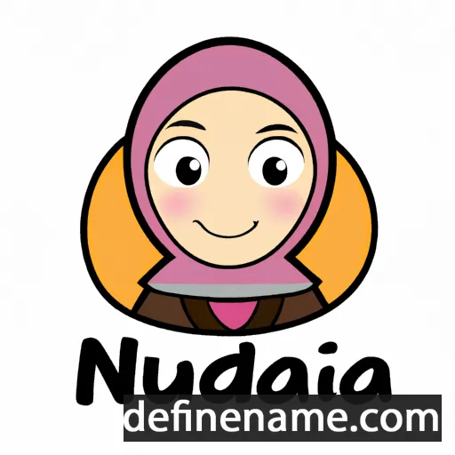 cartoon of the name Nuraida