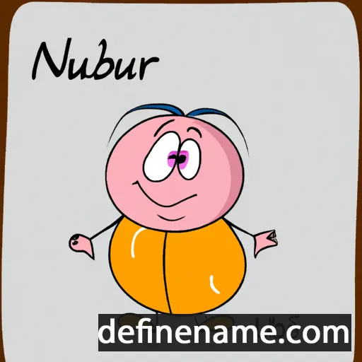 cartoon of the name Nurbibi