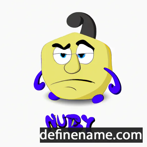 cartoon of the name Nurbiy