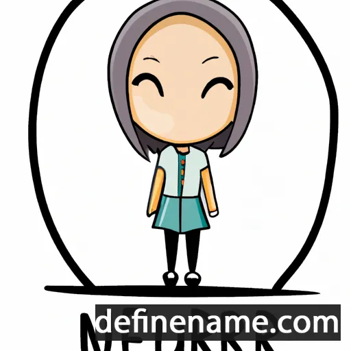 cartoon of the name Nureen