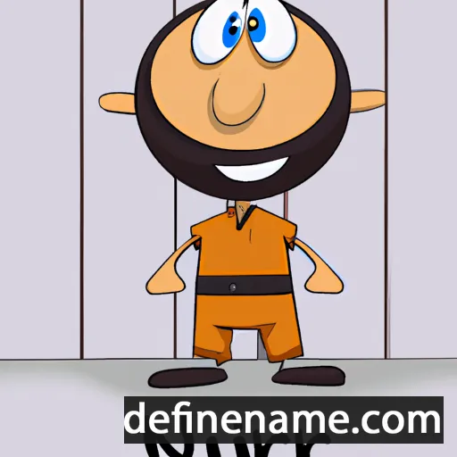 cartoon of the name Nurij