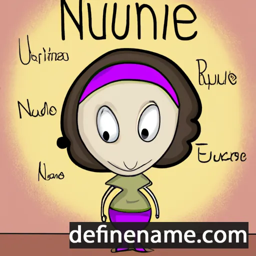 cartoon of the name Nurine