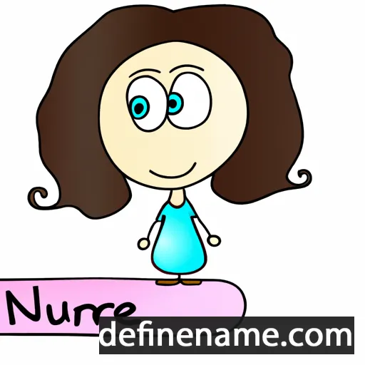 cartoon of the name Nuriye