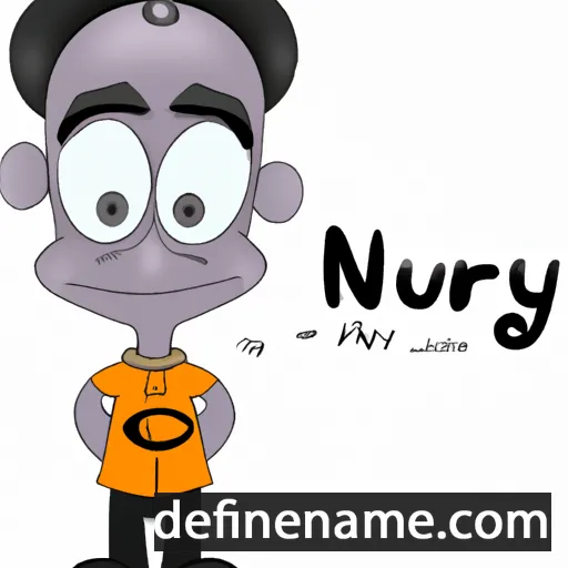 cartoon of the name Nurlioy