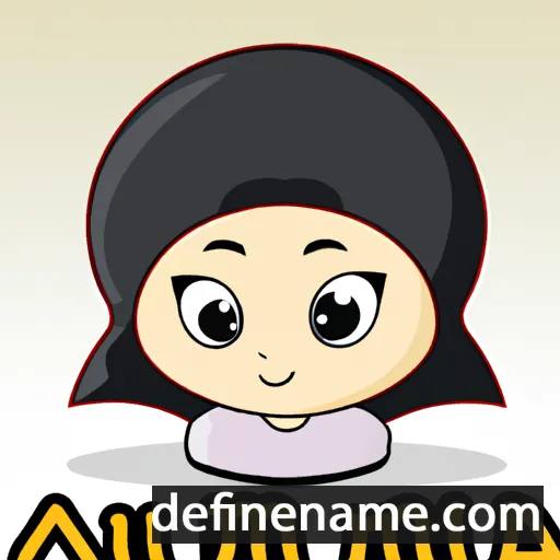 cartoon of the name Nurmah