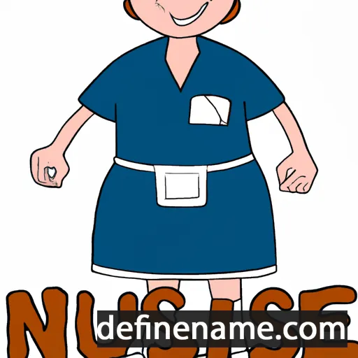 cartoon of the name Nursel