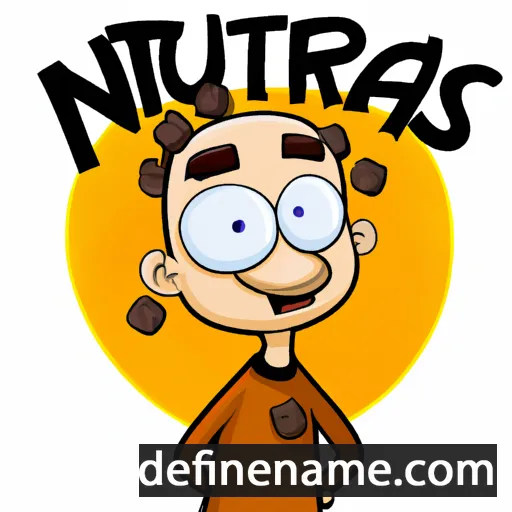 cartoon of the name Nurtas