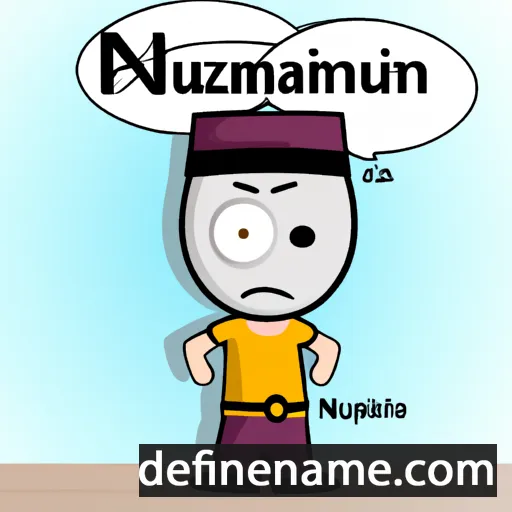 cartoon of the name Nurzhamal