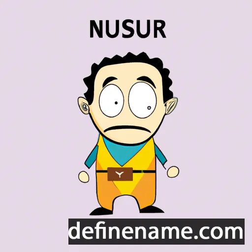 cartoon of the name Nusayr