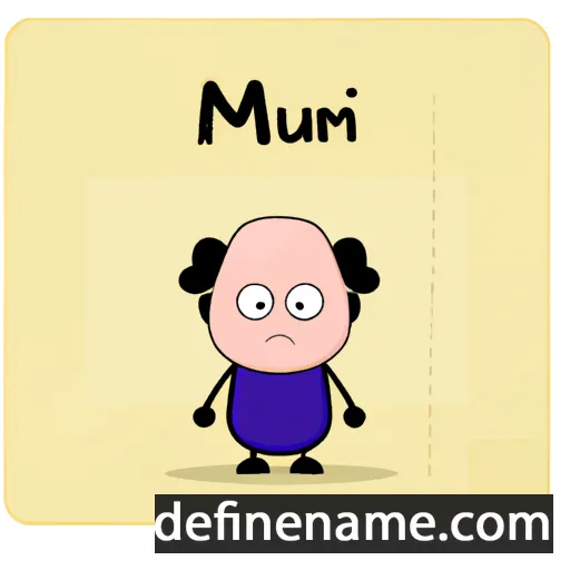 cartoon of the name Nusim