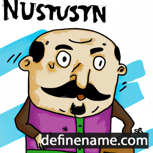 cartoon of the name Nusratuddin