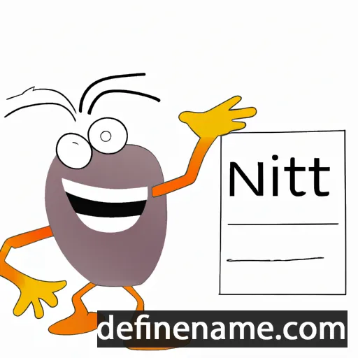 cartoon of the name Nute-nli