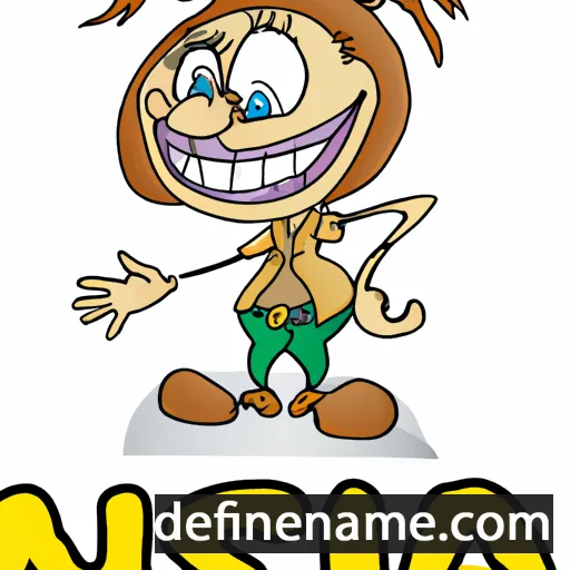 cartoon of the name Nutsa