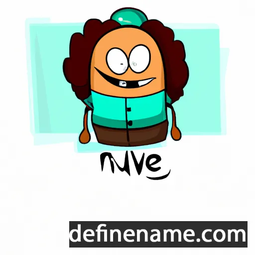 cartoon of the name Nuvtte