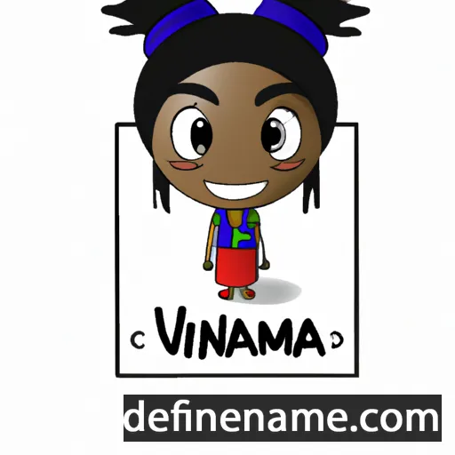 cartoon of the name Nwaamaka