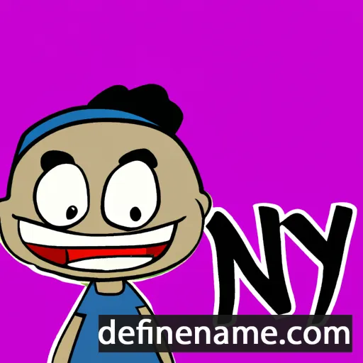 cartoon of the name Nýi