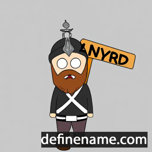 cartoon of the name Nývarð