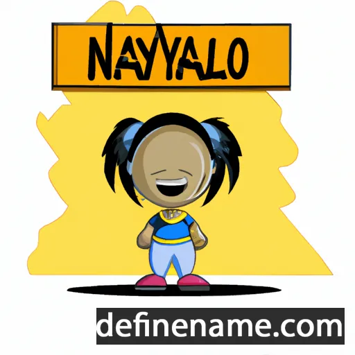 cartoon of the name Nyakallo