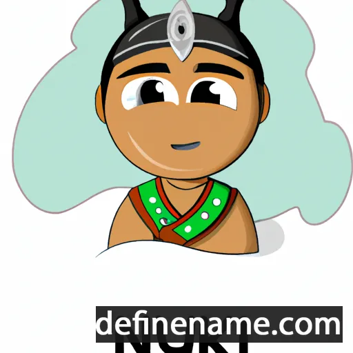 cartoon of the name Nyakul