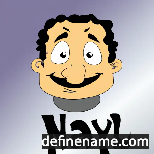 cartoon of the name Nyal