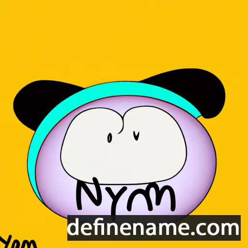 cartoon of the name Nyami