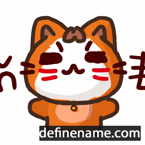 cartoon of the name Nyanko