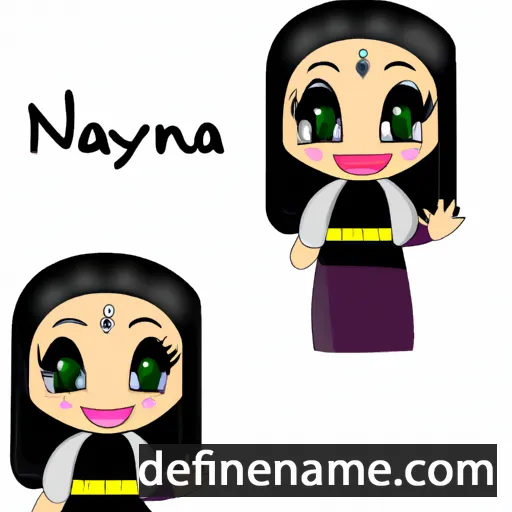 cartoon of the name Nyanna