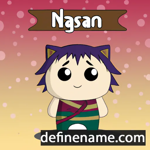 cartoon of the name Nyasan