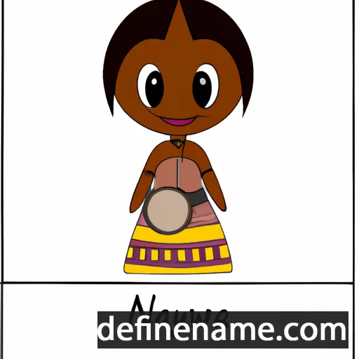 cartoon of the name Nyawĩra