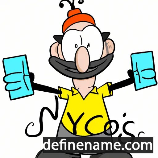 cartoon of the name Nycolas