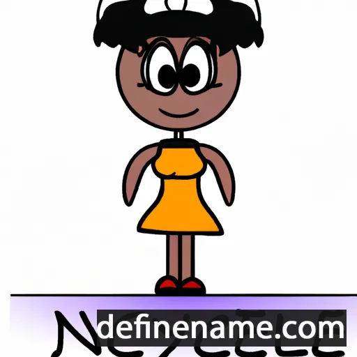 cartoon of the name Nycolle