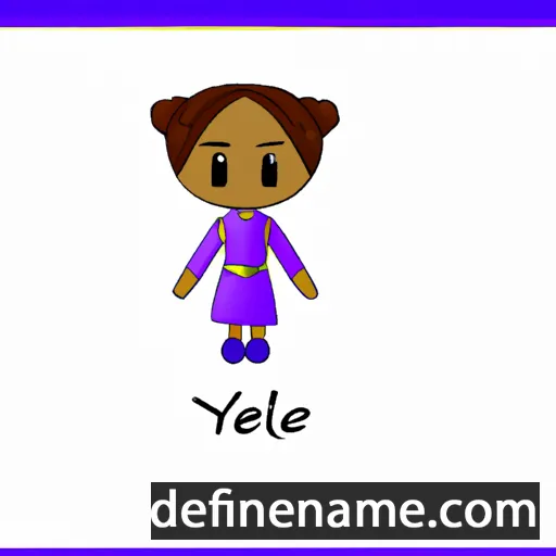 cartoon of the name Nyeleti