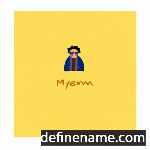 cartoon of the name Nyemera