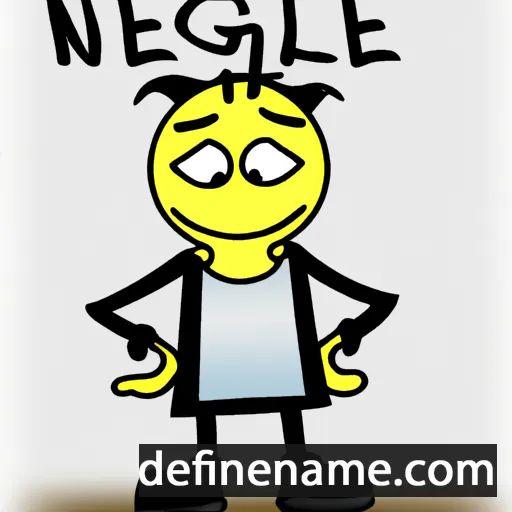 cartoon of the name Nygel