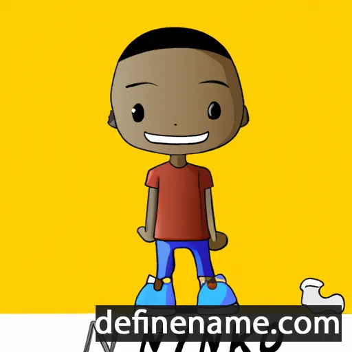 cartoon of the name Nyiko